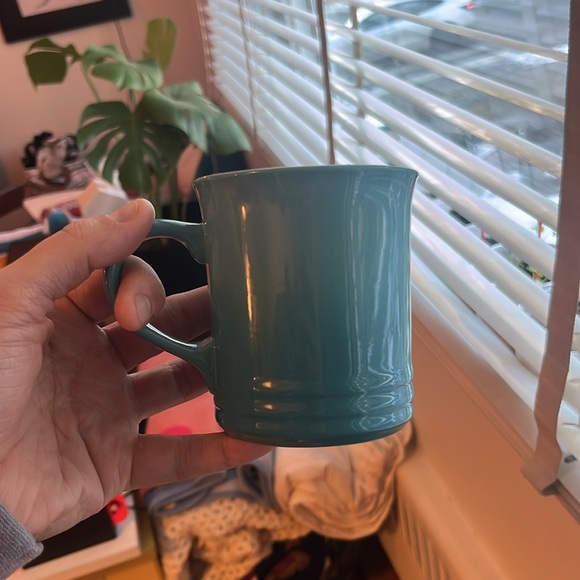 Le Creuset 14oz / 400ml mug. I have two and this is the turquoise - Picture 3 of 3